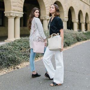 NWOT Fawn Design Mini Tote in Bone